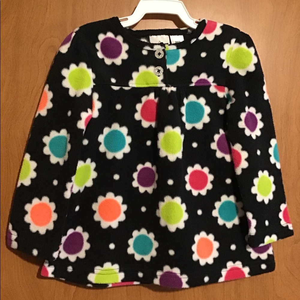 Jumping Beans Girls 24mos Fleece Top